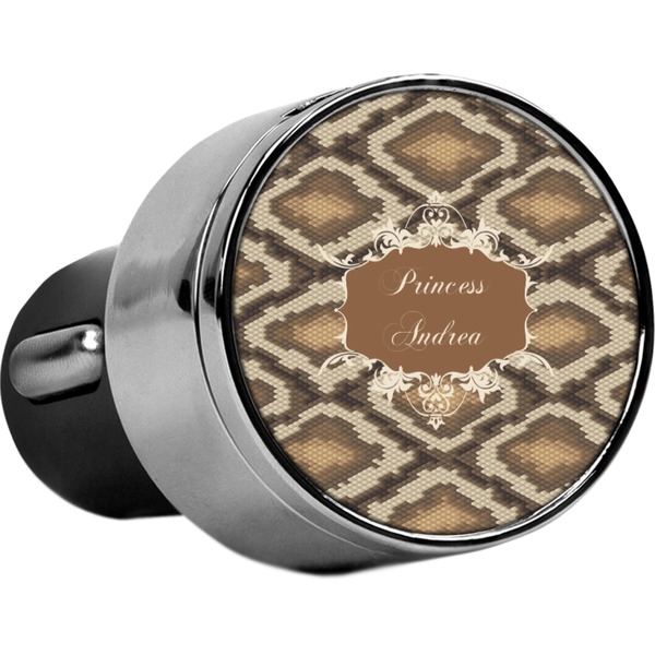 Custom Snake Skin USB Car Charger (Personalized)