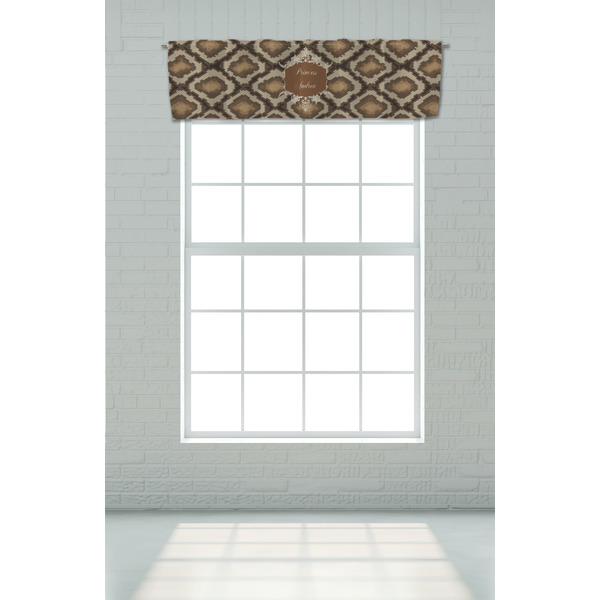 Snake Skin Valance - On window