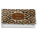 Snake Skin Vinyl Checkbook Cover (Personalized)