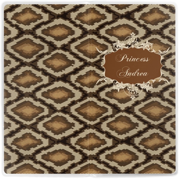 Snake Skin Vinyl Document Wallet - Apvl