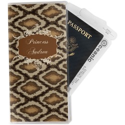 Snake Skin Travel Document Holder