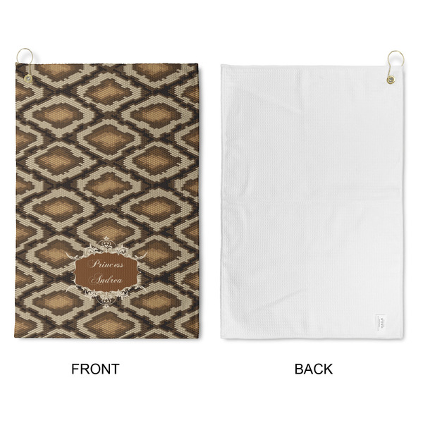 Snake Skin Waffle Weave Golf Towel - Approval