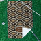 Snake Skin Waffle Weave Golf Towel - In Context