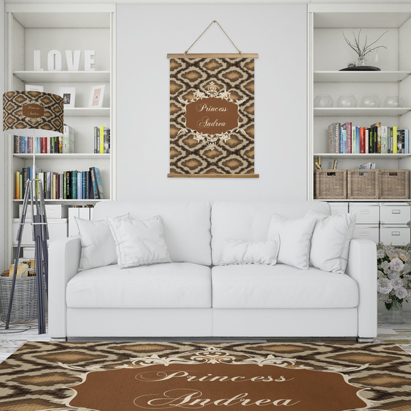 Snake Skin Wall Hanging Tapestry - Portrait - IN CONTEXT