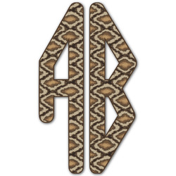 Snake Skin Monogram Decal - Medium (Personalized)