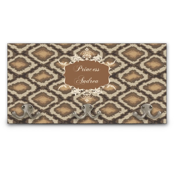 Custom Snake Skin Wall Mounted Coat Rack (Personalized)