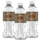 Snake Skin Water Bottle Labels - Front View
