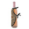 Snake Skin Wine Bottle Apron - DETAIL WITH CLIP ON NECK