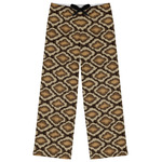 Snake Skin Womens Pajama Pants - S