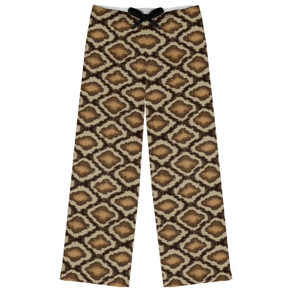 Custom Snake Skin Womens Pajama Pants - L