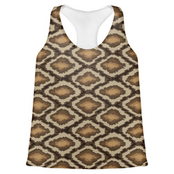 Snake Skin Womens Racerback Tank Top - X Small