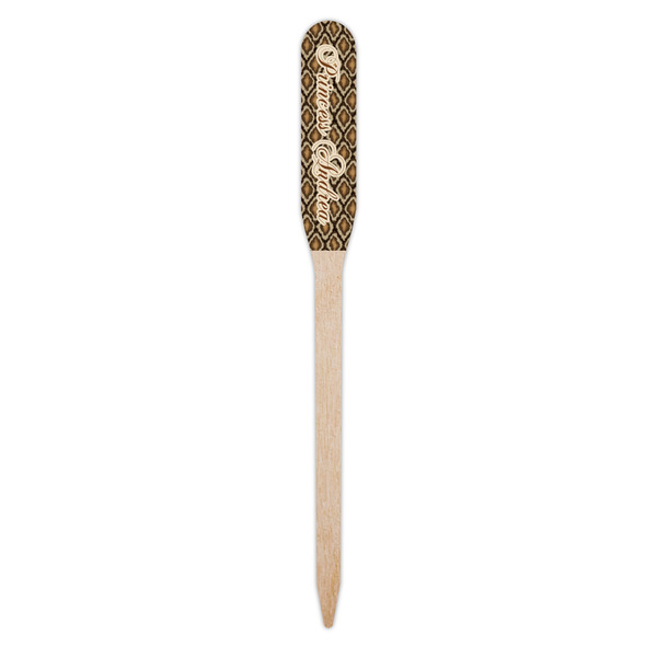 Snake Skin Wooden Food Pick - Paddle - Single Pick