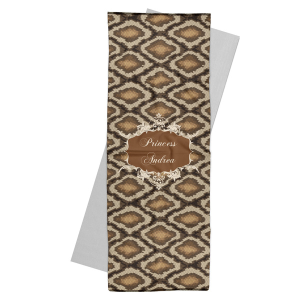 Custom Snake Skin Yoga Mat Towel (Personalized)