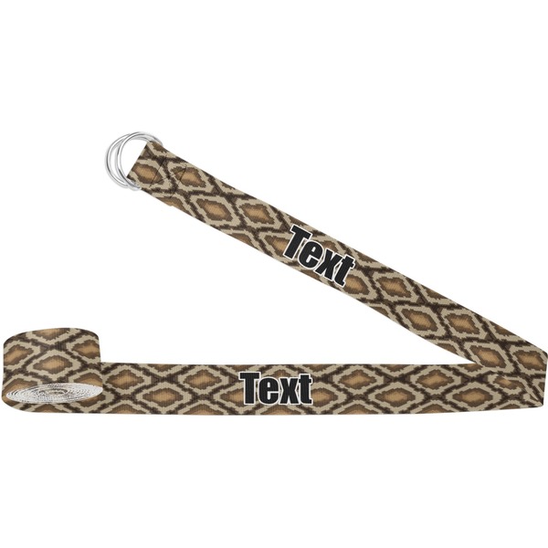 Custom Snake Skin Yoga Strap (Personalized)