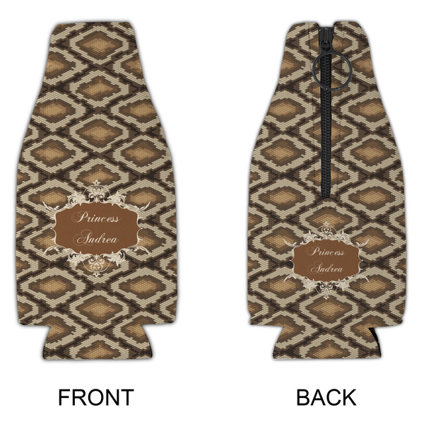 Snake Skin Zipper Bottle Cooler - APPROVAL