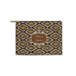 Snake Skin Zipper Pouch - Small - 8.5"x6" (Personalized)
