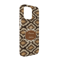 Snake Skin iPhone Case - Plastic - iPhone 13 (Personalized)