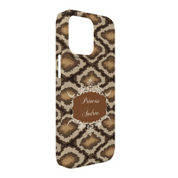 Snake Skin iPhone Case - Plastic - iPhone 13 Pro Max (Personalized)