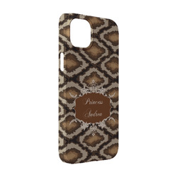 Snake Skin iPhone Case - Plastic - iPhone 14 Pro (Personalized)