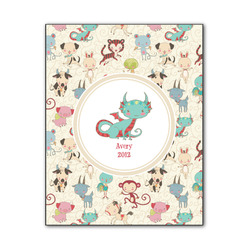 Chinese Zodiac Wood Print - 11x14 (Personalized)