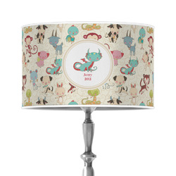 Chinese Zodiac 12" Drum Lamp Shade - Poly-film (Personalized)