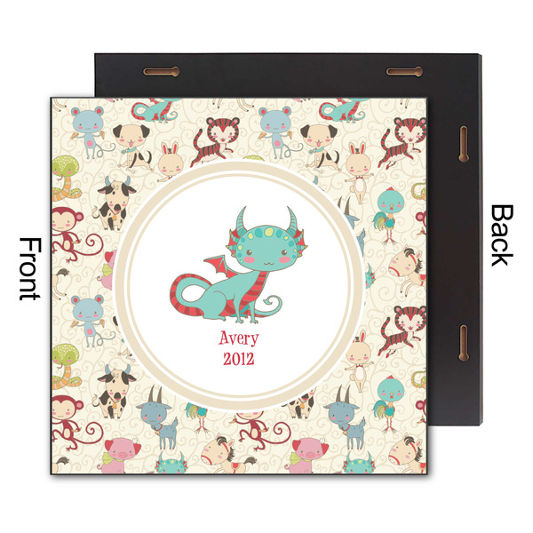 Chinese Zodiac 12x12 Wood Print - Front & Back View