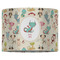 Chinese Zodiac 16" Drum Lampshade - FRONT (Fabric)