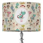 Chinese Zodiac 16" Drum Lamp Shade - Fabric (Personalized)