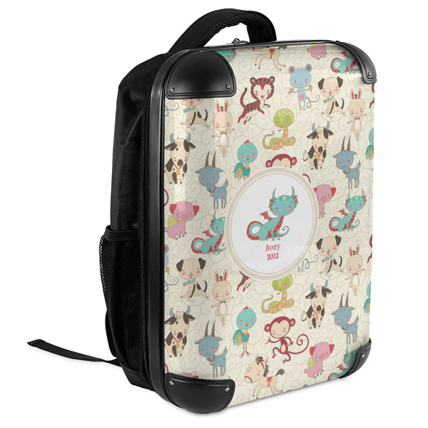 Chinese Zodiac 18" Hard Shell Backpacks - ANGLED VIEW