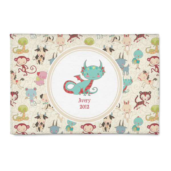 Custom Chinese Zodiac Patio Rug (Personalized)