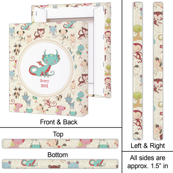 Chinese Zodiac 20x24 - Canvas Print - Approval