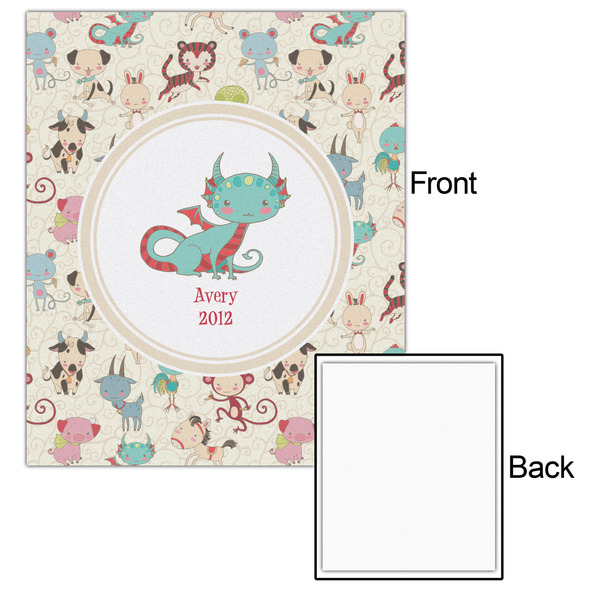 Chinese Zodiac 20x24 - Matte Poster - Front & Back