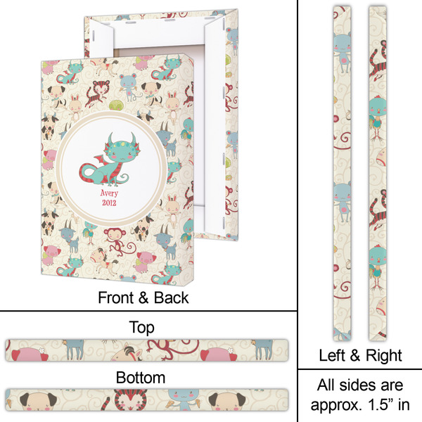 Chinese Zodiac 20x30 - Canvas Print - Approval