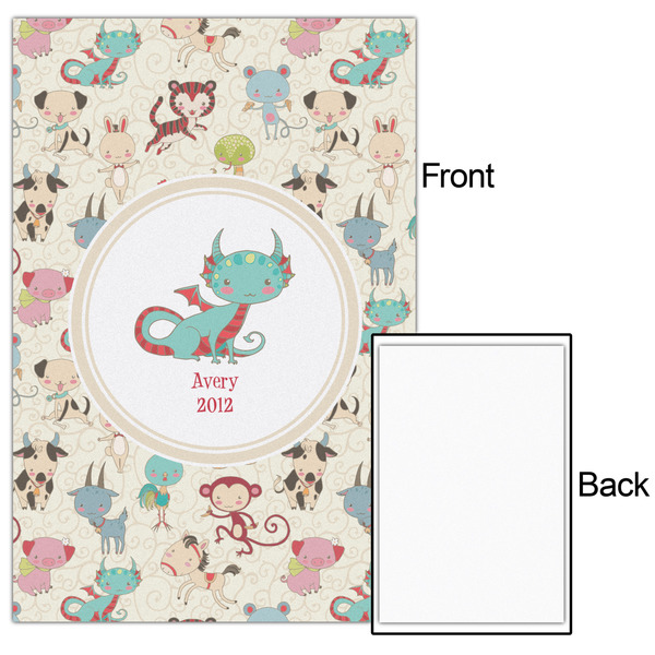 Chinese Zodiac 20x30 - Matte Poster - Front & Back