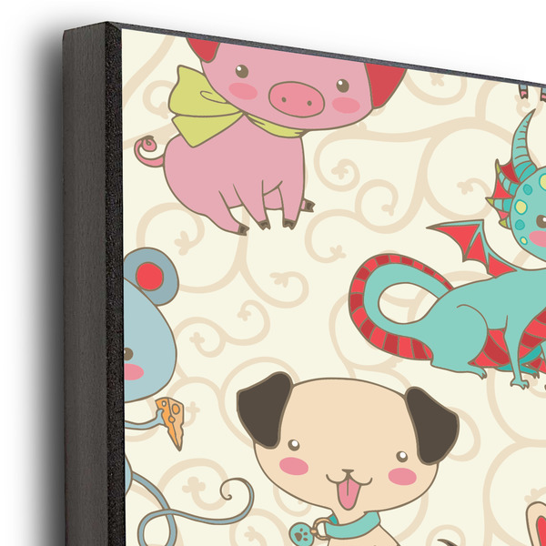 Chinese Zodiac 20x30 Wood Print - Closeup