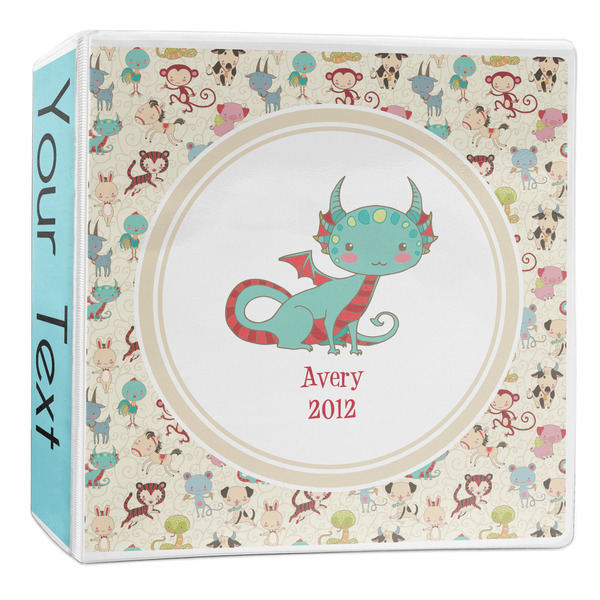 Custom Chinese Zodiac 3-Ring Binder - 2 inch (Personalized)