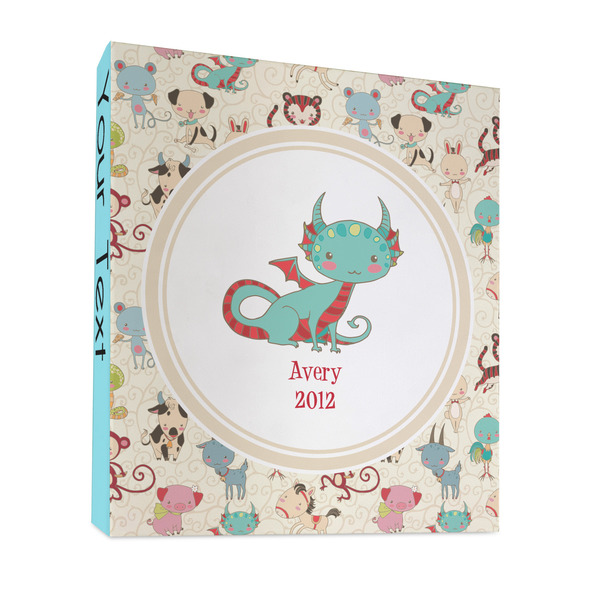 Custom Chinese Zodiac 3 Ring Binder - Full Wrap - 1" (Personalized)