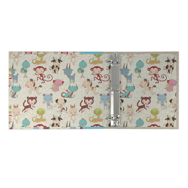 Chinese Zodiac 3 Ring Binders - Full Wrap - 2" - OPEN INSIDE