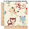 Chinese Zodiac 6x6 Swatch of Fabric
