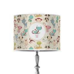 Chinese Zodiac 8" Drum Lamp Shade - Poly-film (Personalized)