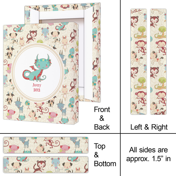 Chinese Zodiac 8x10 - Canvas Print - Approval