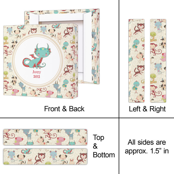 Chinese Zodiac 8x8 - Canvas Print - Approval