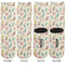 Chinese Zodiac Adult Crew Socks - Double Pair - Front and Back - Apvl