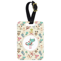 Chinese Zodiac Metal Luggage Tag w/ Name or Text