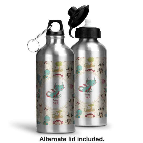 Chinese Zodiac Aluminum Water Bottle - Alternate lid options