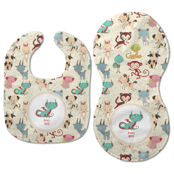 Chinese Zodiac Baby Bib & Burp Set - Approval (new bib & burp)