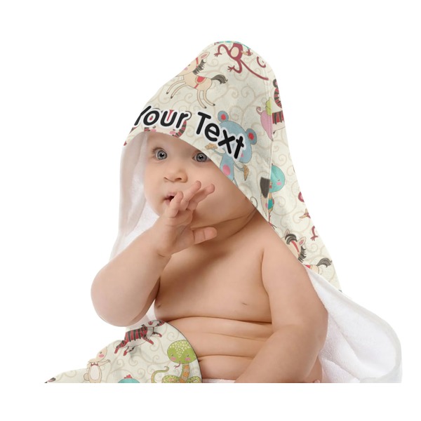 Chinese Zodiac Baby Hooded Towel on Child