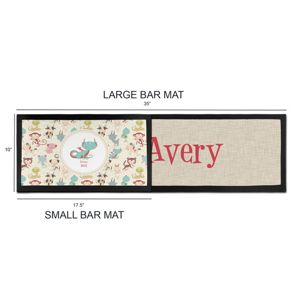Chinese Zodiac Bar Mats - Sizing Chart