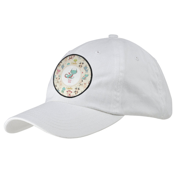 Custom Chinese Zodiac Baseball Cap - White (Personalized)