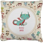 Chinese Zodiac Faux-Linen Throw Pillow 18" (Personalized)
